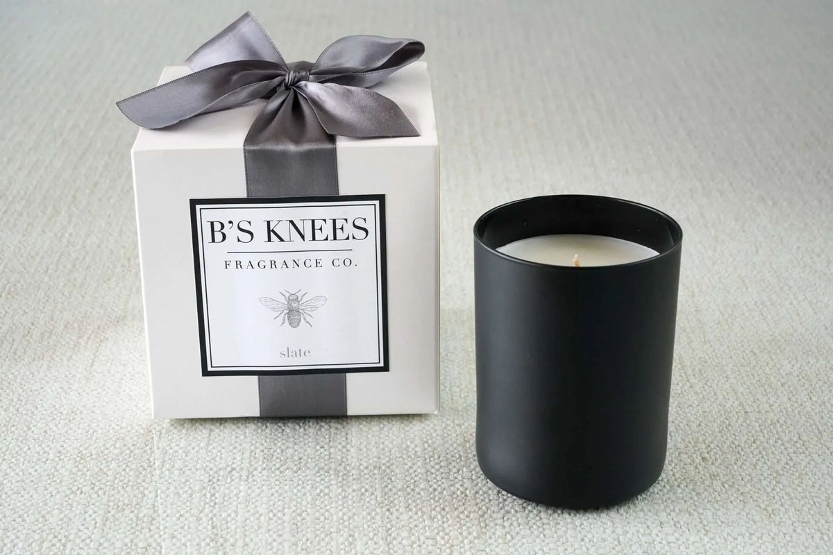 Black 2-Wick Candles — B's Knees Fragrance Co.