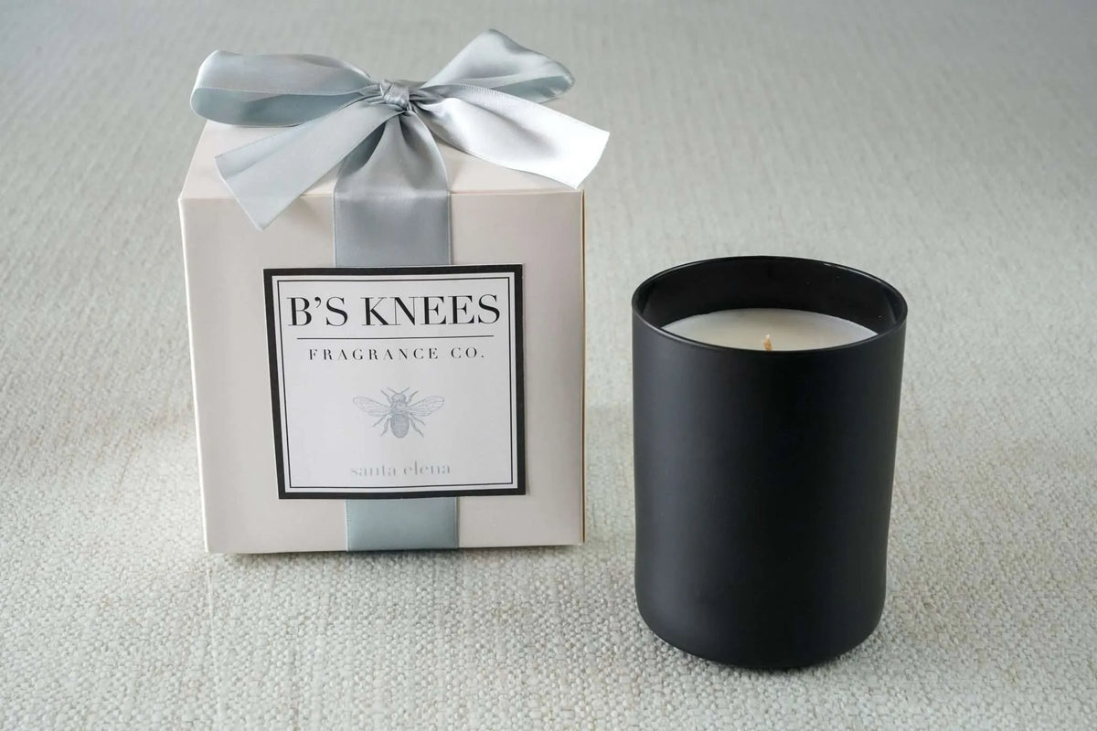 Black 1-Wick Candles — B's Knees Fragrance Co.