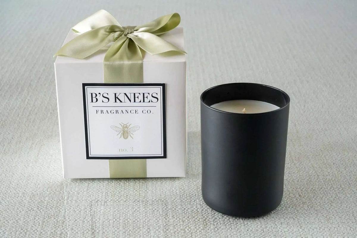 Black 1-Wick Candles — B's Knees Fragrance Co.