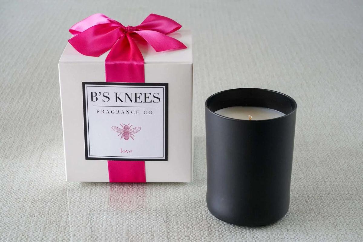 Black 1-Wick Candles — B's Knees Fragrance Co.