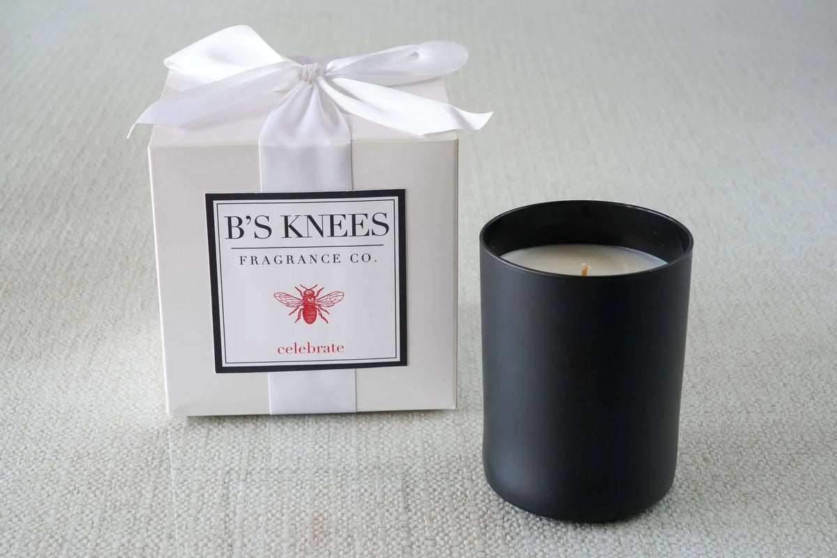 Black 1-Wick Candles — B's Knees Fragrance Co.