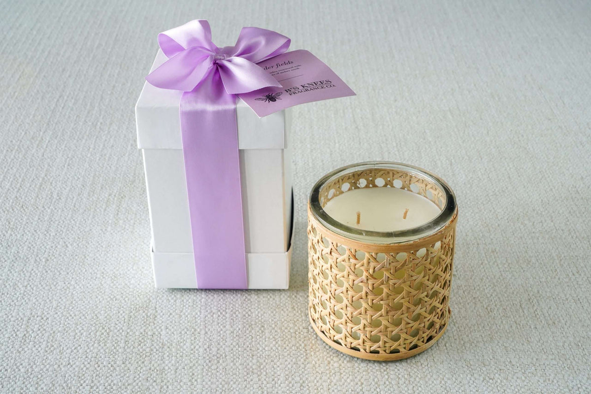 Basket Weave Candles — B's Knees Fragrance Co.