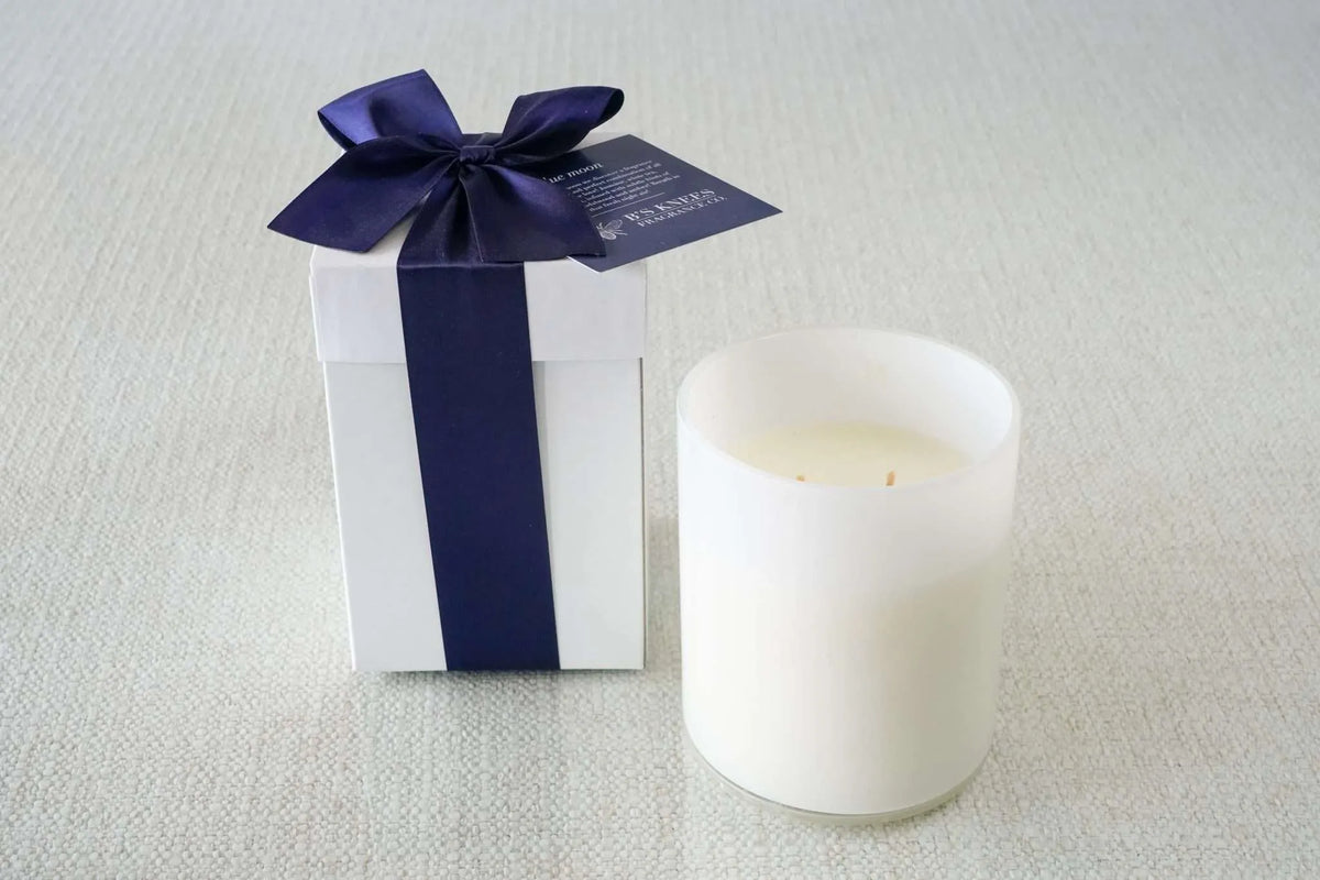 White 2-Wick Candles — B's Knees Fragrance Co.