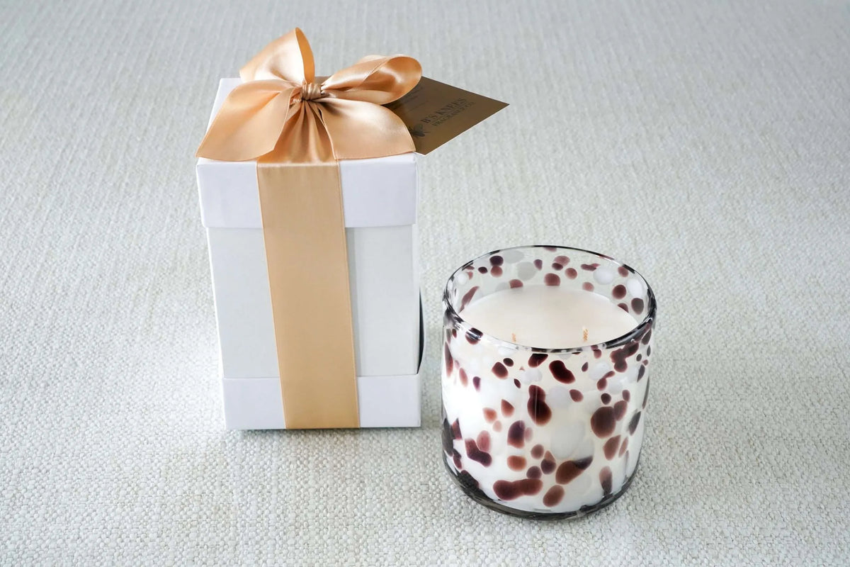 Tortoise Glass 2-Wick Candles — B's Knees Fragrance Co.
