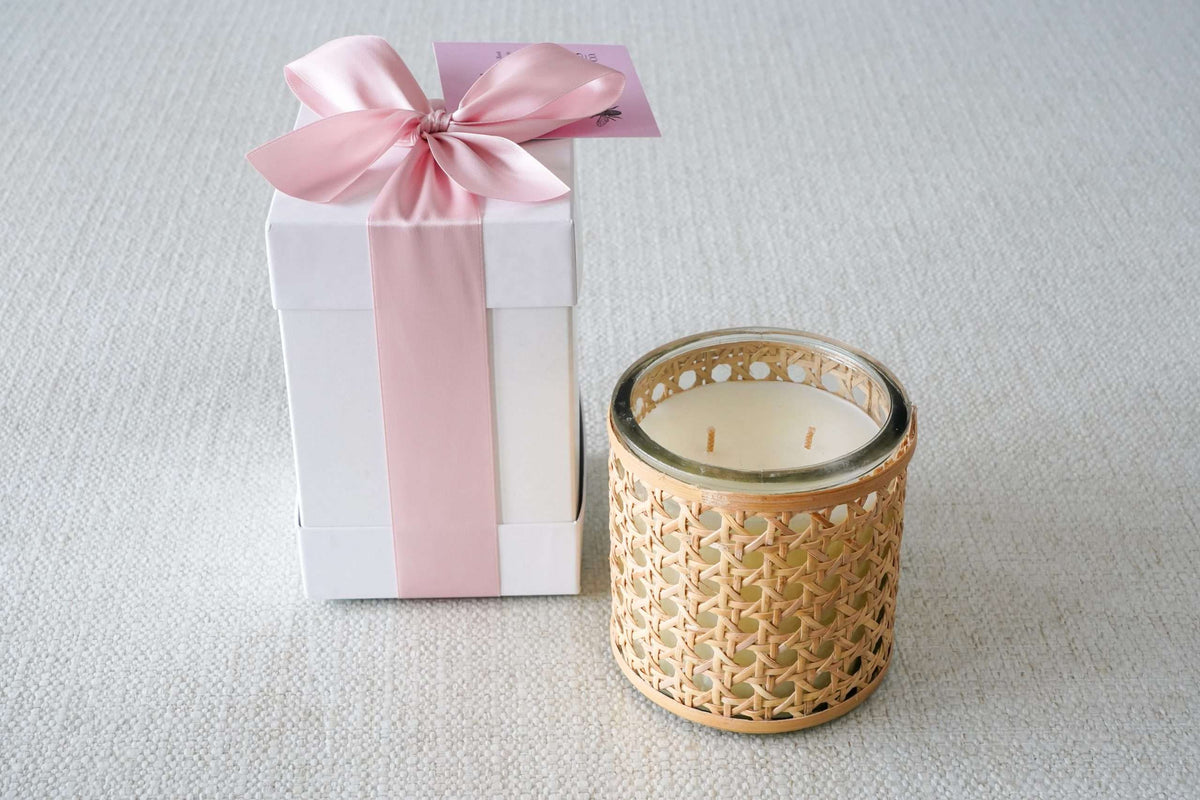 Basket Weave Candles — B's Knees Fragrance Co.