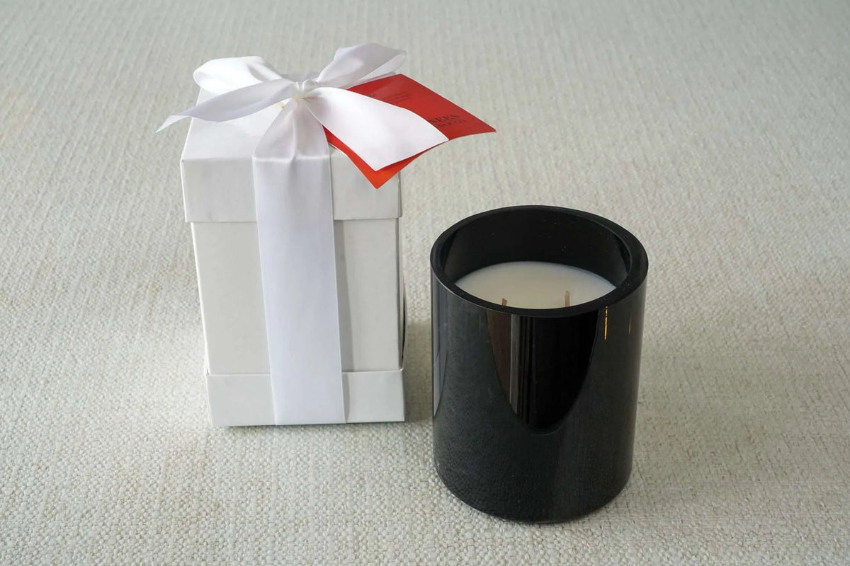 Black 2-Wick Candles — B's Knees Fragrance Co.