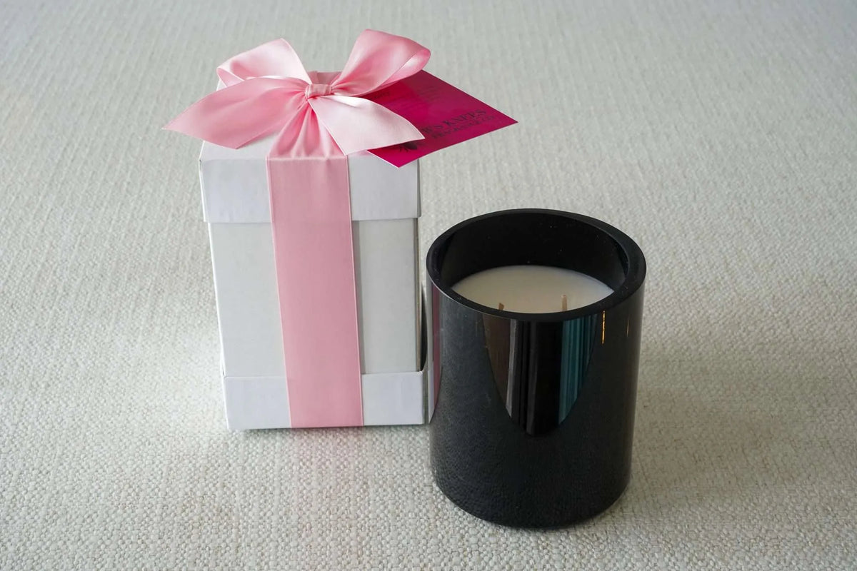 Black 2-Wick Candles — B's Knees Fragrance Co.