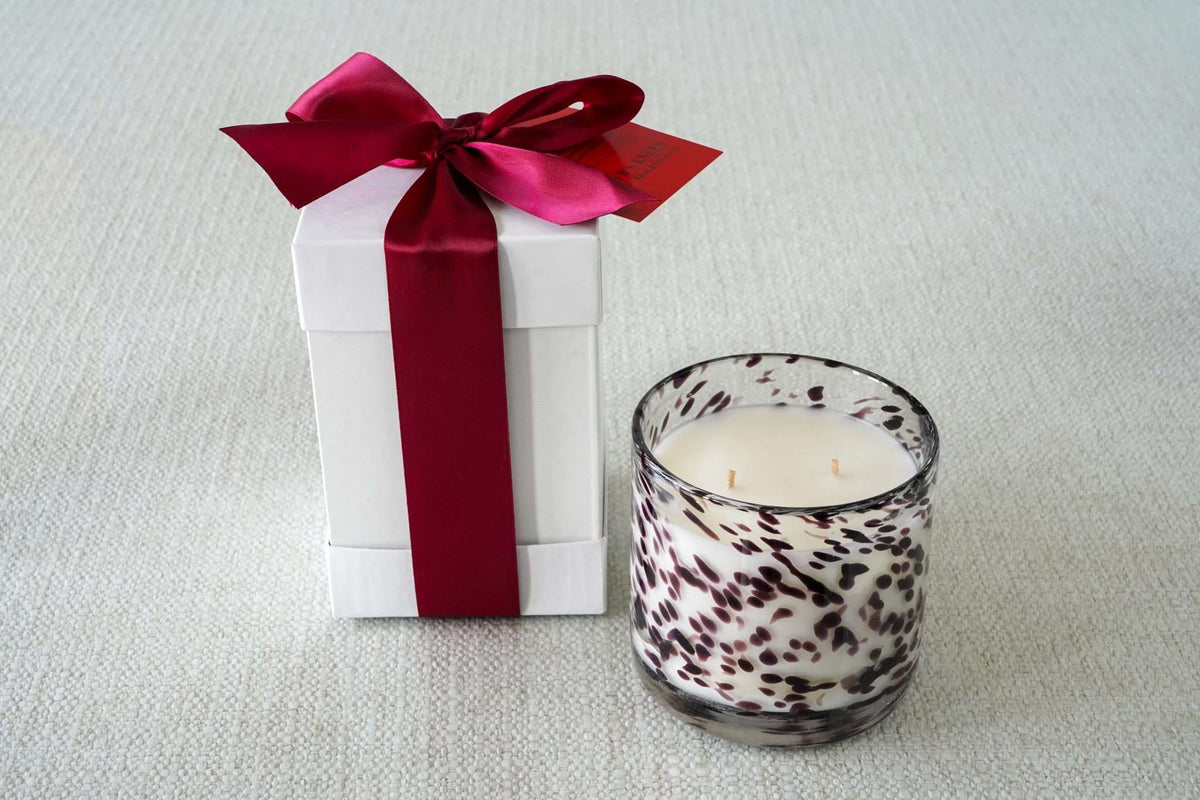 Tortoise Glass 2-Wick Candles — B's Knees Fragrance Co.