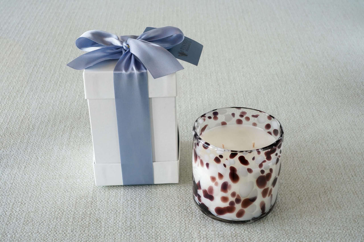 Tortoise Glass 2-Wick Candles — B's Knees Fragrance Co.