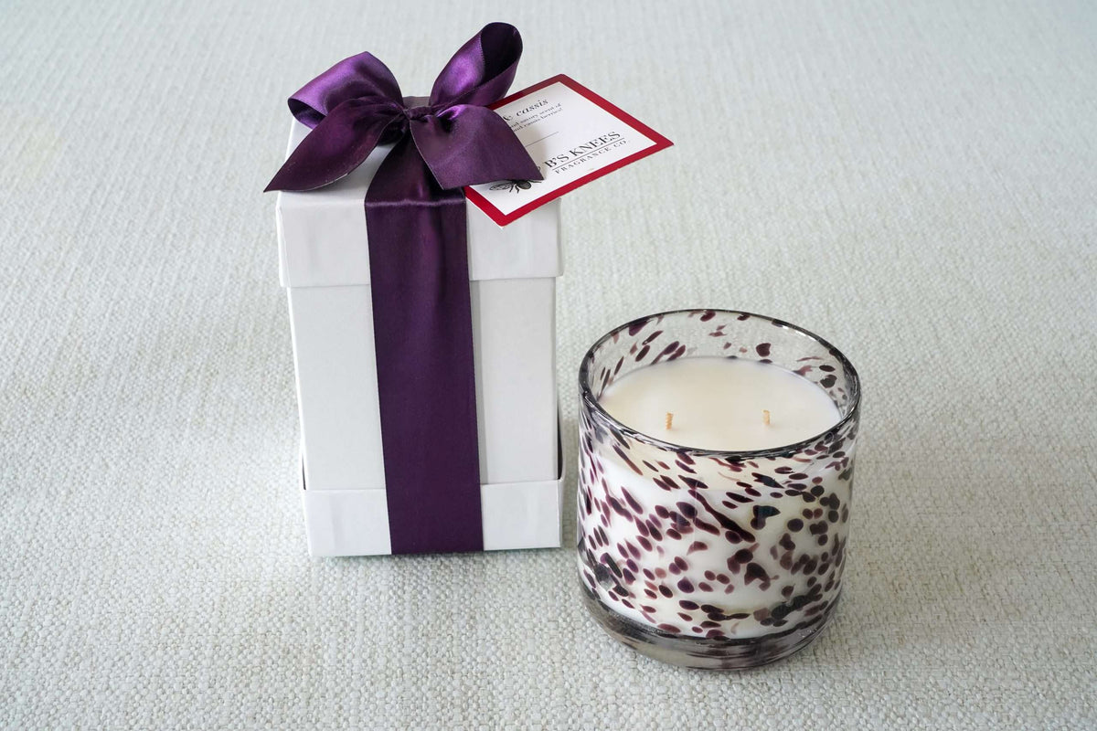Tortoise Glass 2-Wick Candles — B's Knees Fragrance Co.