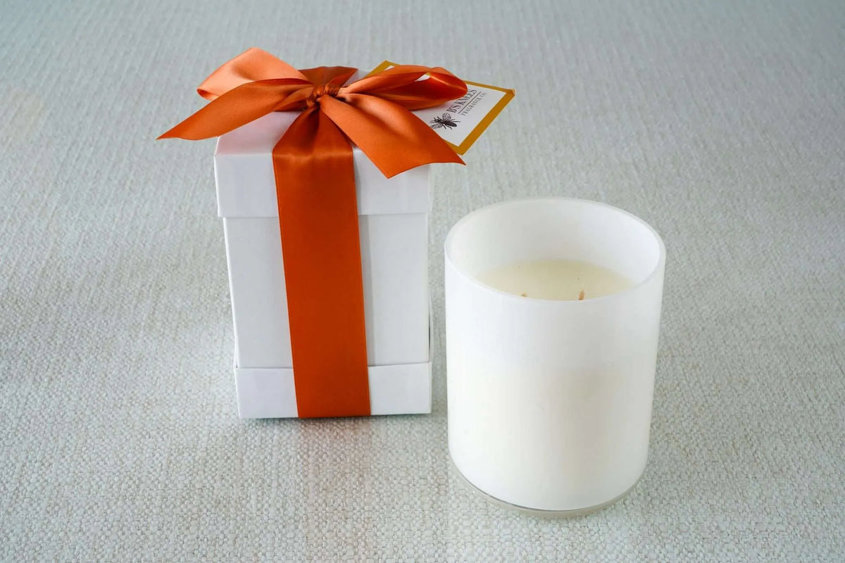 White 2-Wick Candles — B's Knees Fragrance Co.