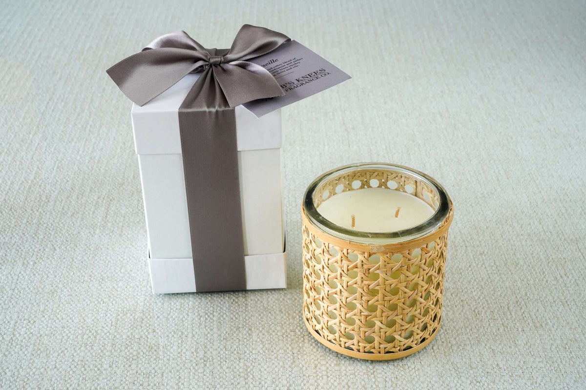 Basket Weave Candles — B's Knees Fragrance Co.