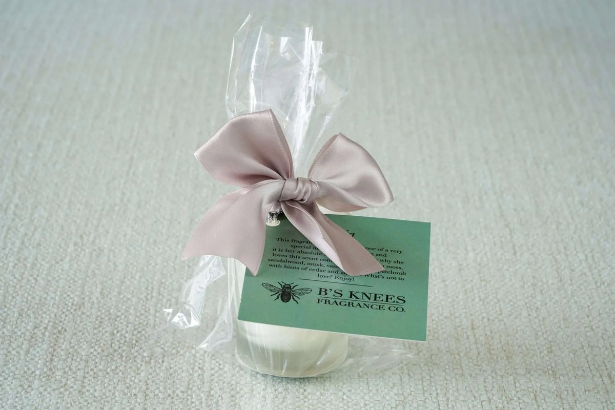 Frosted Glass Votives — B's Knees Fragrance Co.