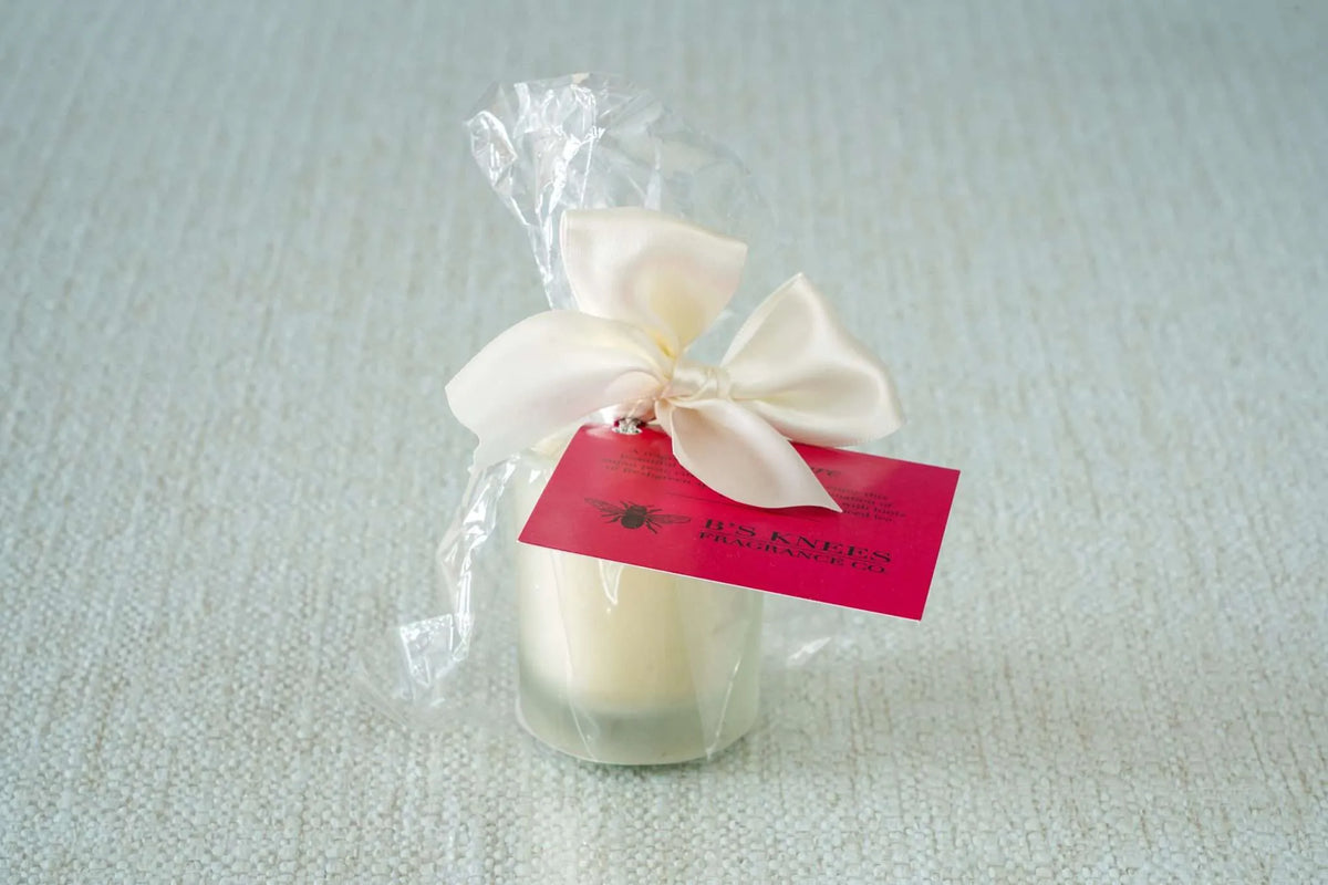 Frosted Glass Votives — B's Knees Fragrance Co.