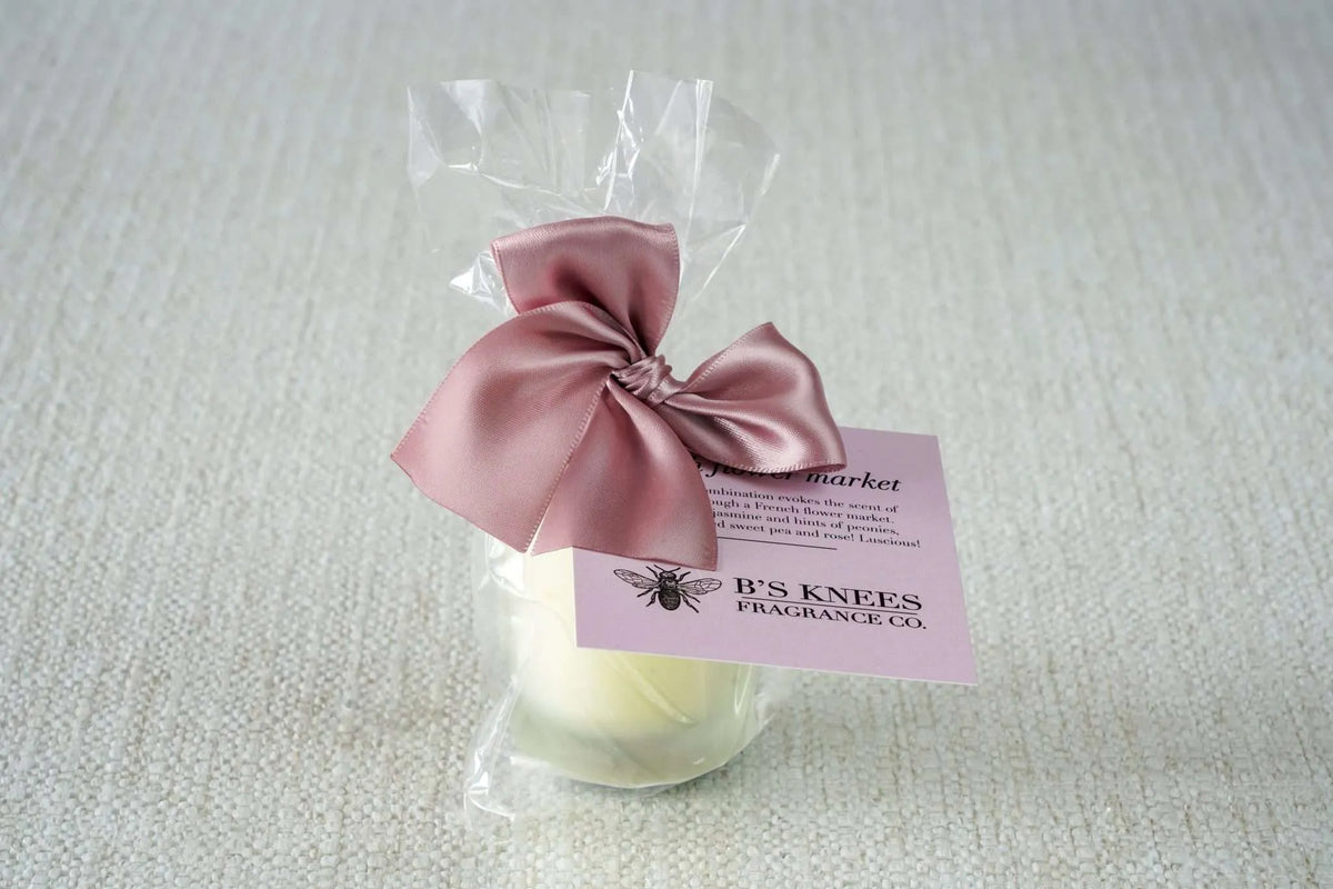 Frosted Glass Votives — B's Knees Fragrance Co.