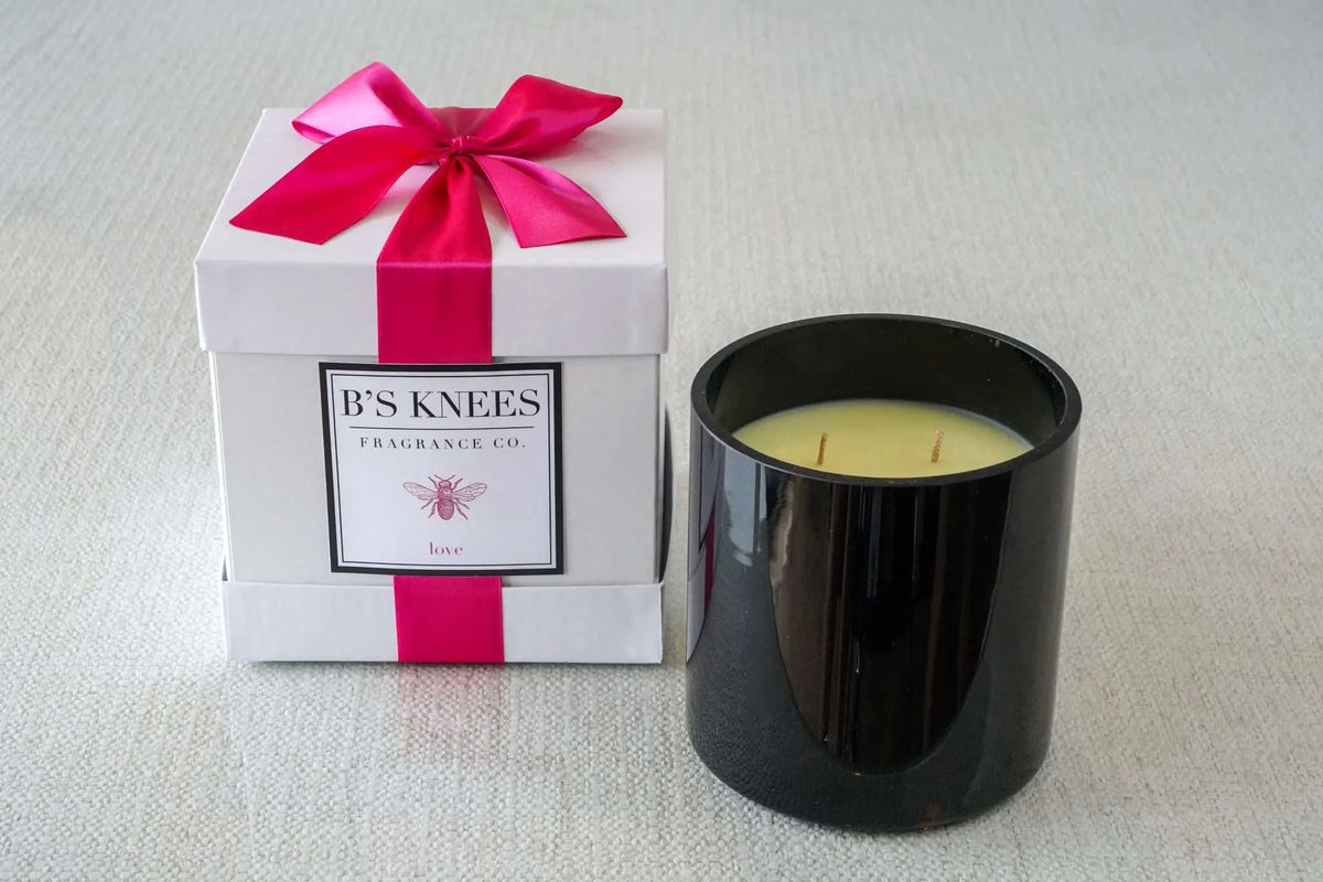 Black 3-Wick Candles — B's Knees Fragrance Co.