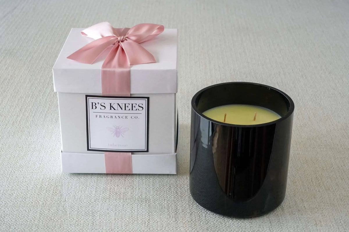 Black 3-Wick Candles — B's Knees Fragrance Co.