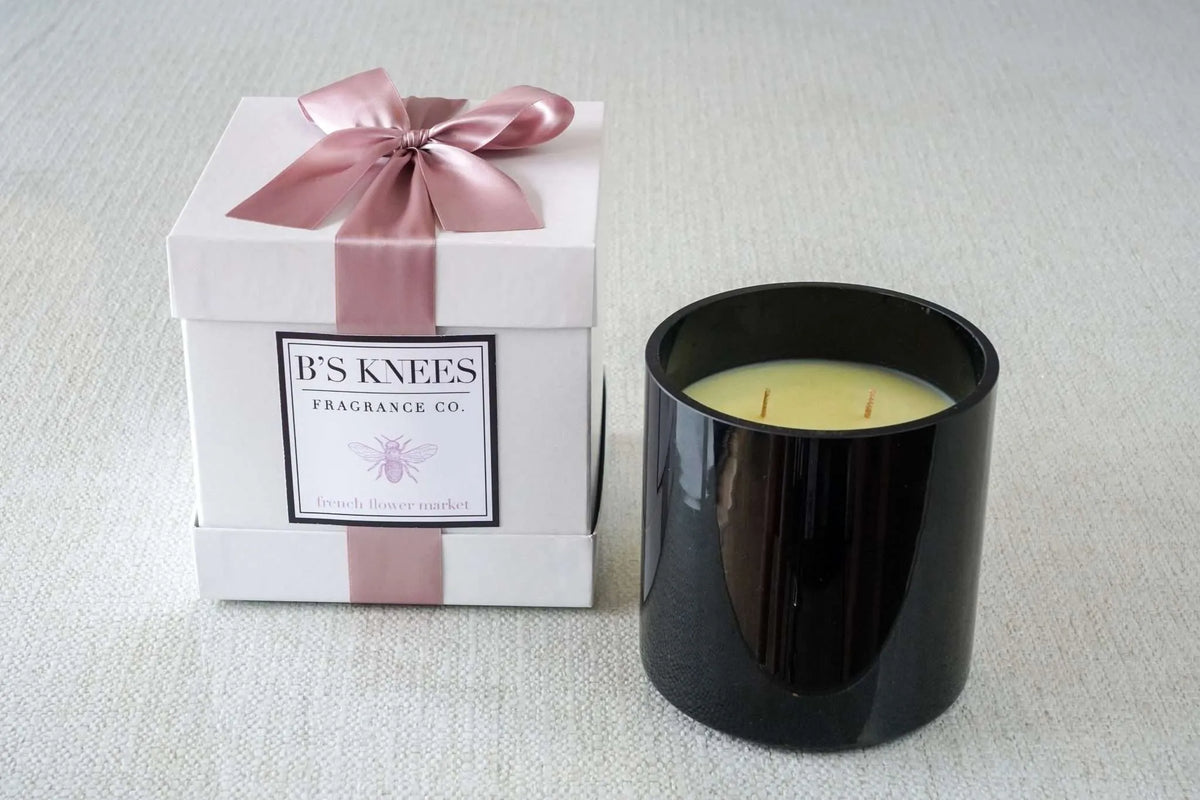 Black 3-Wick Candles — B's Knees Fragrance Co.