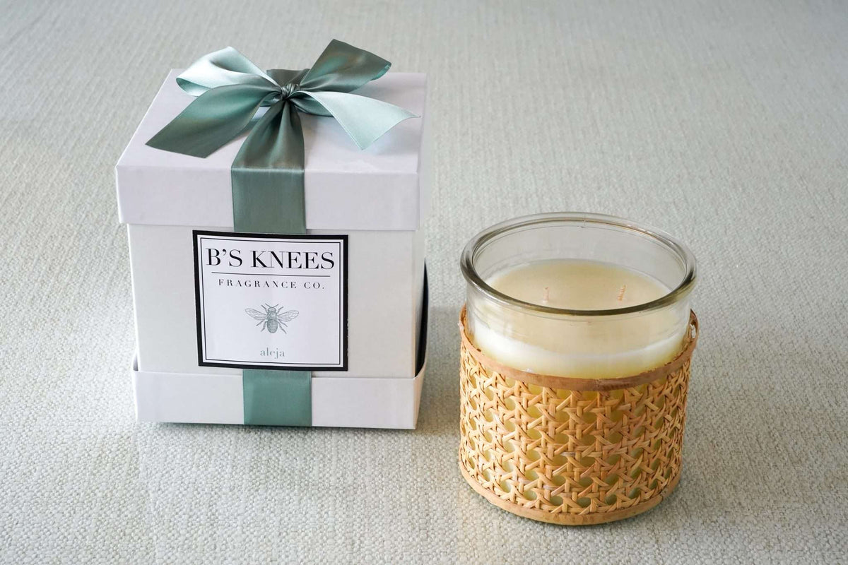 Basket Weave Candles — B's Knees Fragrance Co.