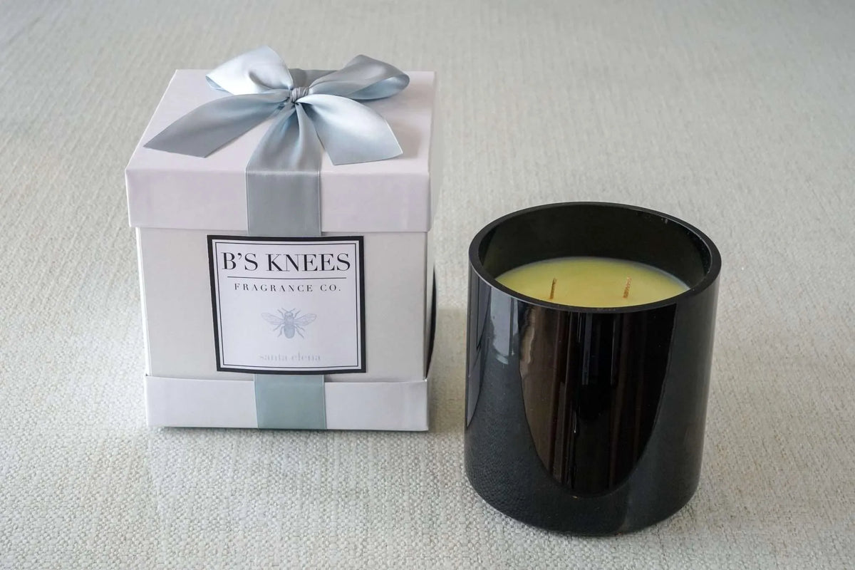 Black 3-Wick Candles — B's Knees Fragrance Co.