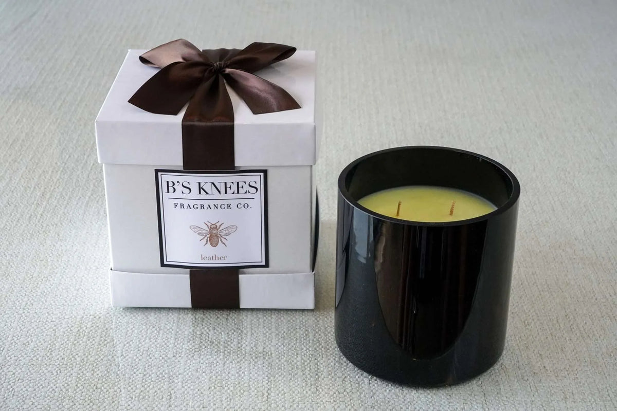Black 3-Wick Candles — B's Knees Fragrance Co.