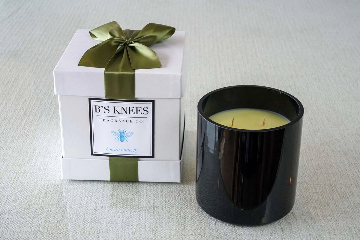 Black 3-Wick Candles — B's Knees Fragrance Co.