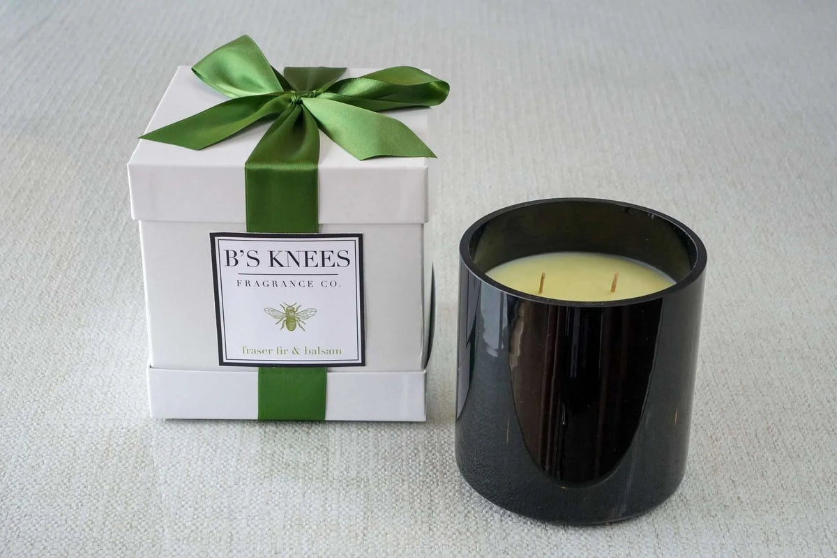Black 3-Wick Candles — B's Knees Fragrance Co.