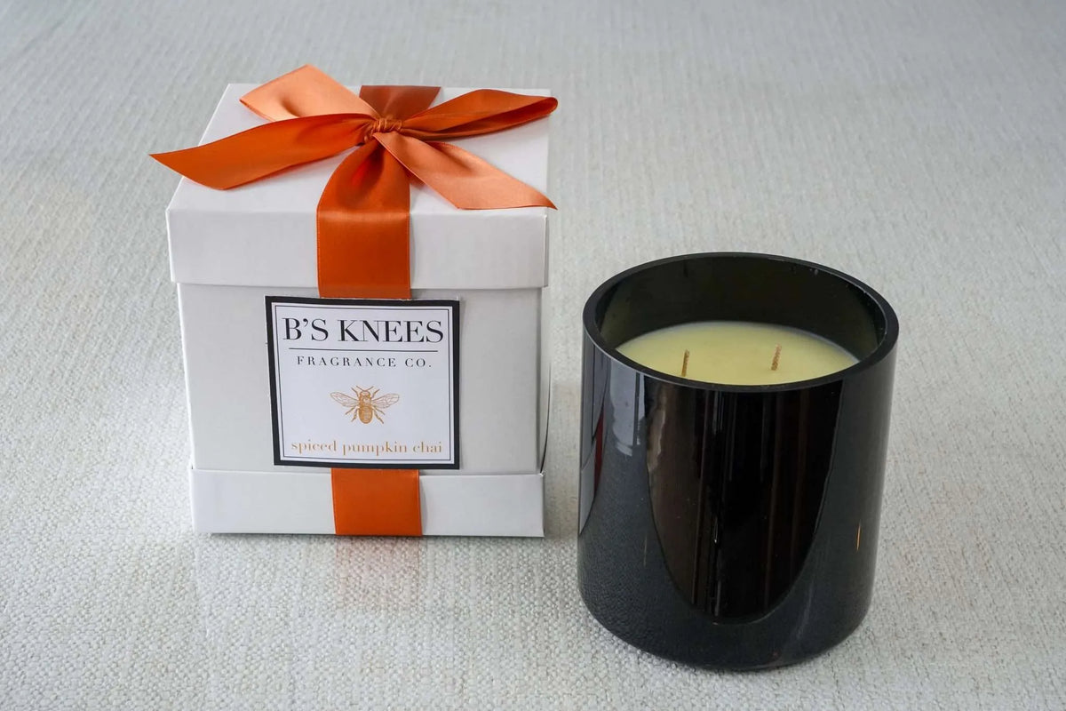 Black 3-Wick Candles — B's Knees Fragrance Co.