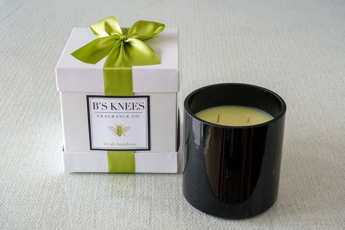 Black 3-Wick Candles — B's Knees Fragrance Co.