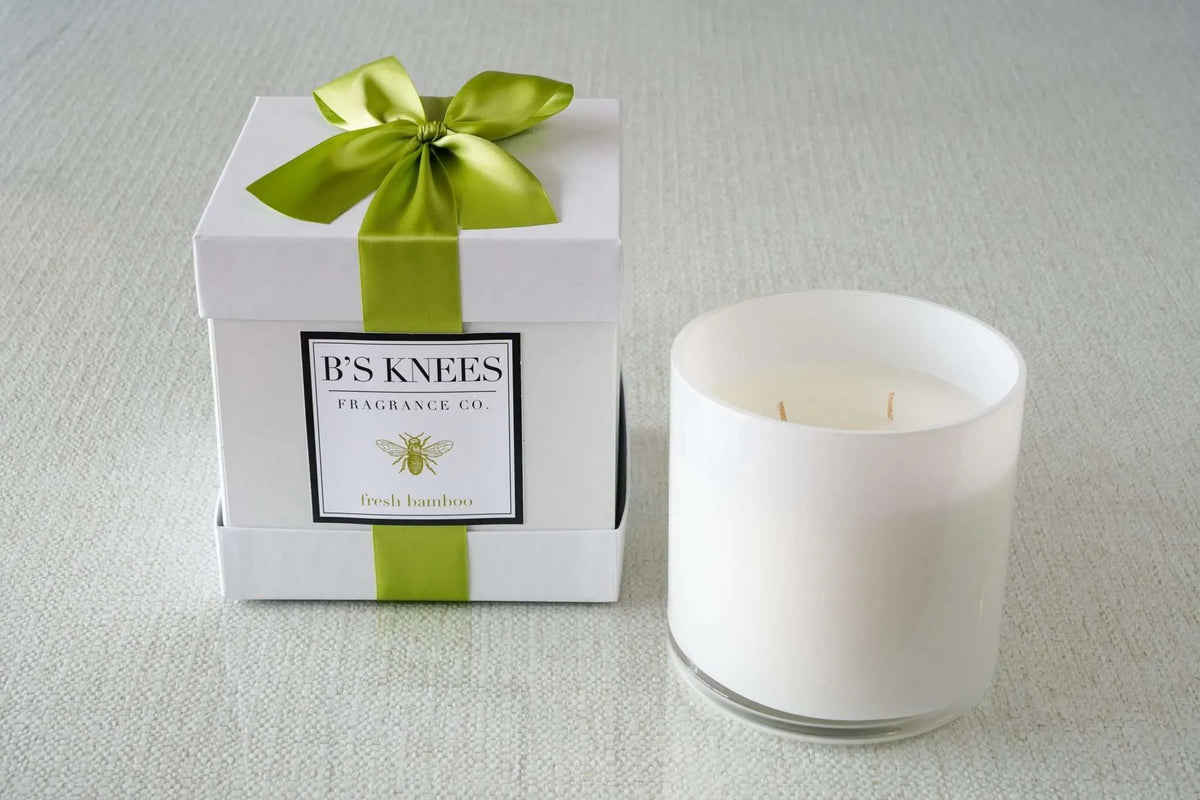 White 3-Wick Candles — B's Knees Fragrance Co.