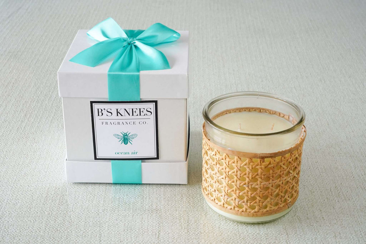 Basket Weave Candles — B's Knees Fragrance Co.