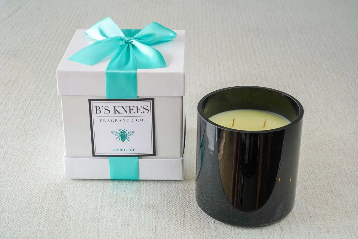 Black 3-Wick Candles — B's Knees Fragrance Co.