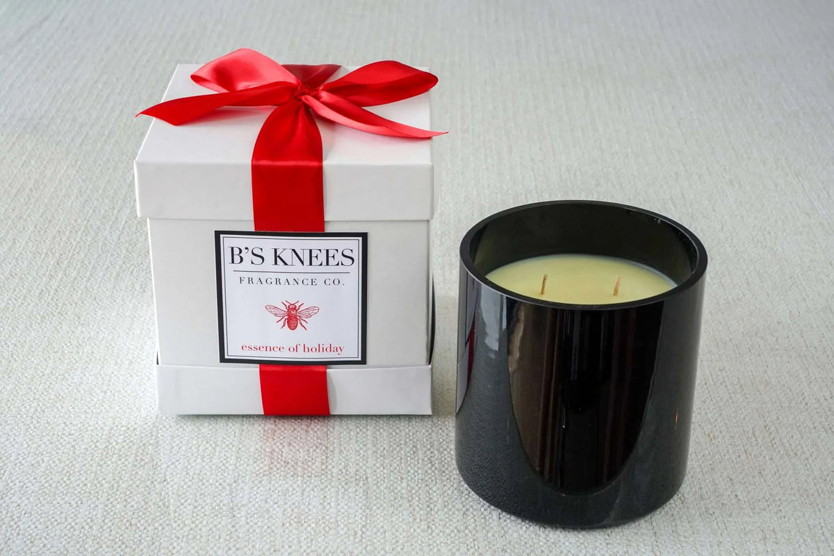 Black 3-Wick Candles — B's Knees Fragrance Co.
