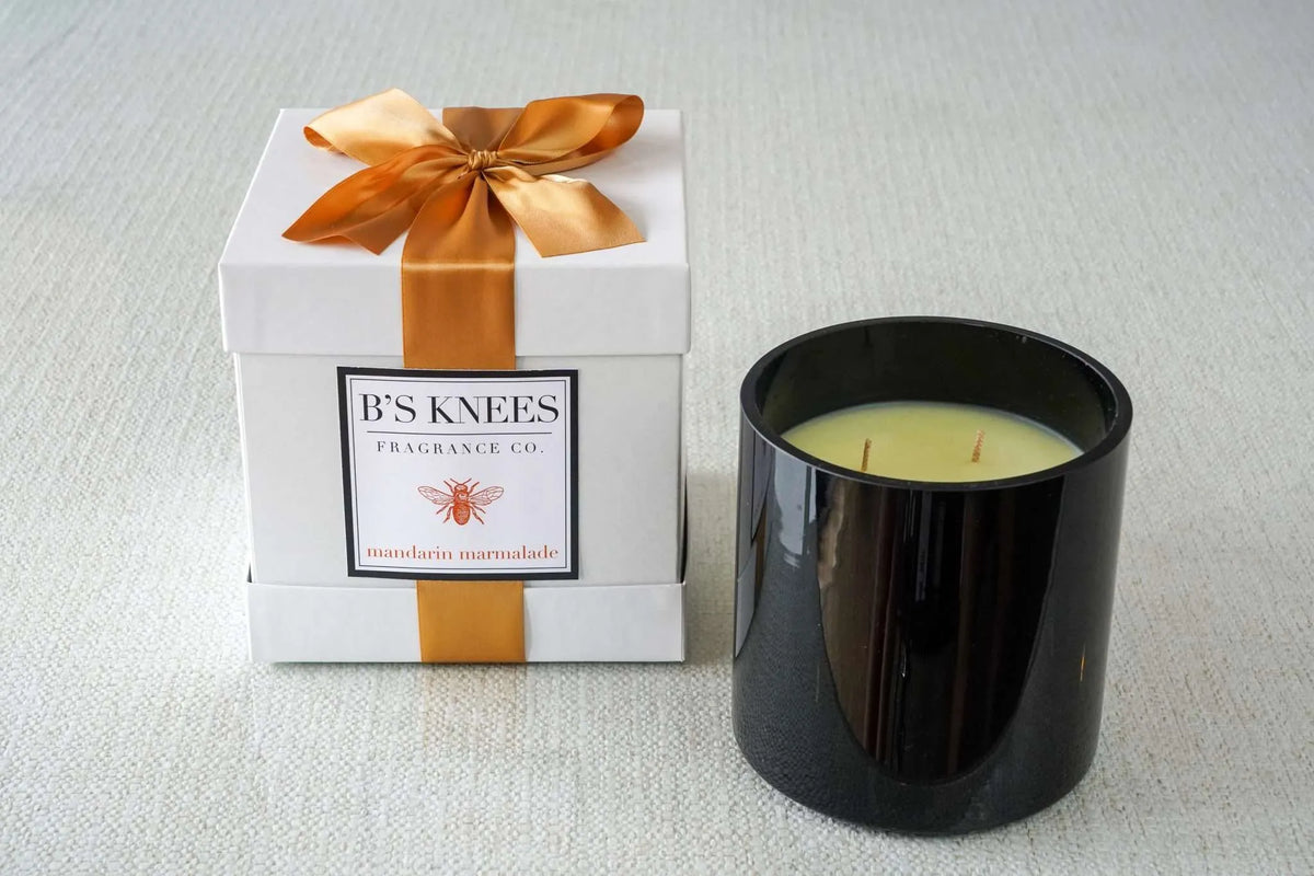 Black 3-Wick Candles — B's Knees Fragrance Co.