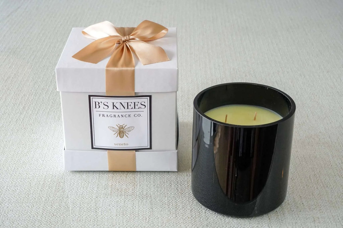 Black 3-Wick Candles — B's Knees Fragrance Co.