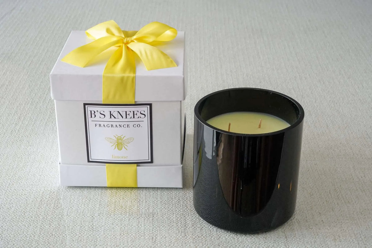 Black 3-Wick Candles — B's Knees Fragrance Co.