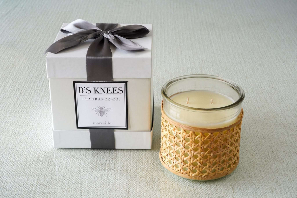 Basket Weave Candles — B's Knees Fragrance Co.