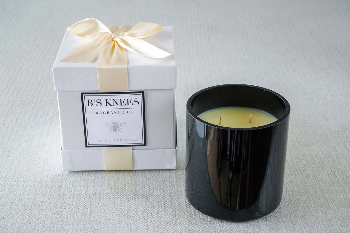 Black 3-Wick Candles — B's Knees Fragrance Co.