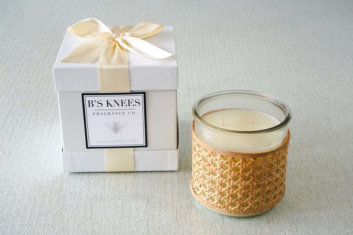 Basket Weave Candles — B's Knees Fragrance Co.