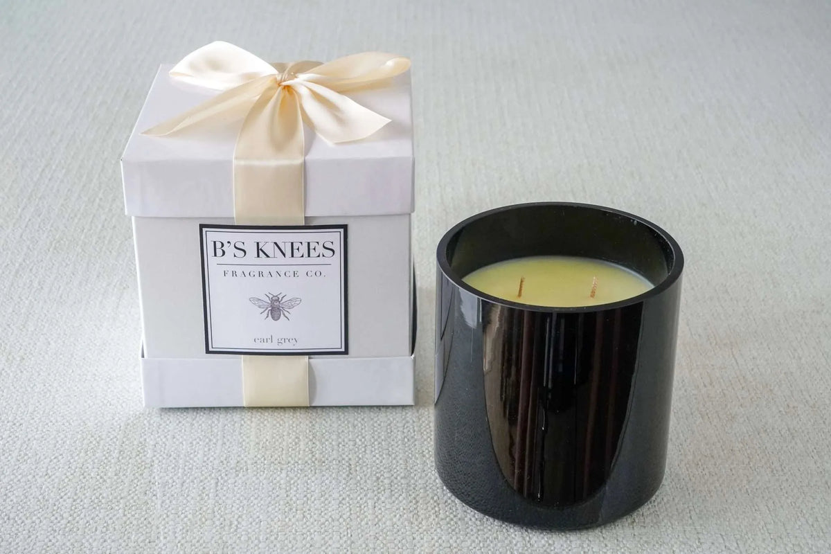 Black 3-Wick Candles — B's Knees Fragrance Co.