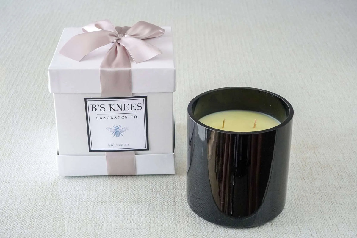 Black 3-Wick Candles — B's Knees Fragrance Co.