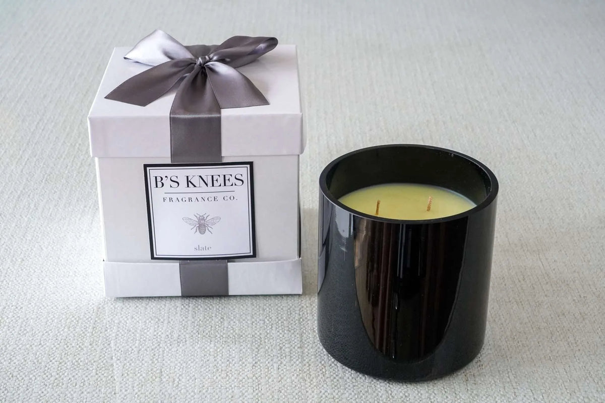 Black 3-Wick Candles — B's Knees Fragrance Co.