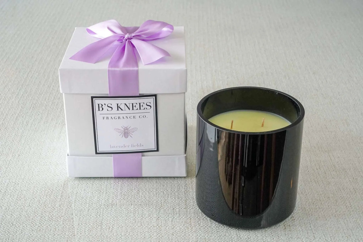 Black 3-Wick Candles — B's Knees Fragrance Co.