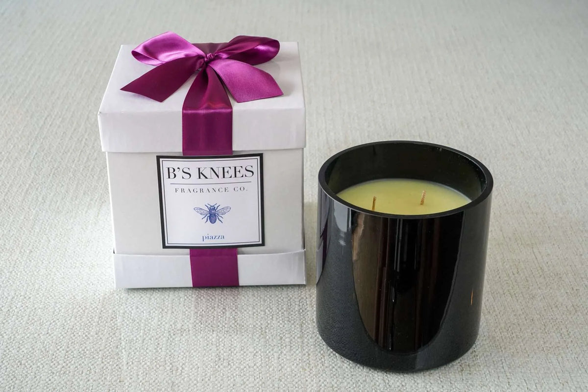 Black 3-Wick Candles — B's Knees Fragrance Co.