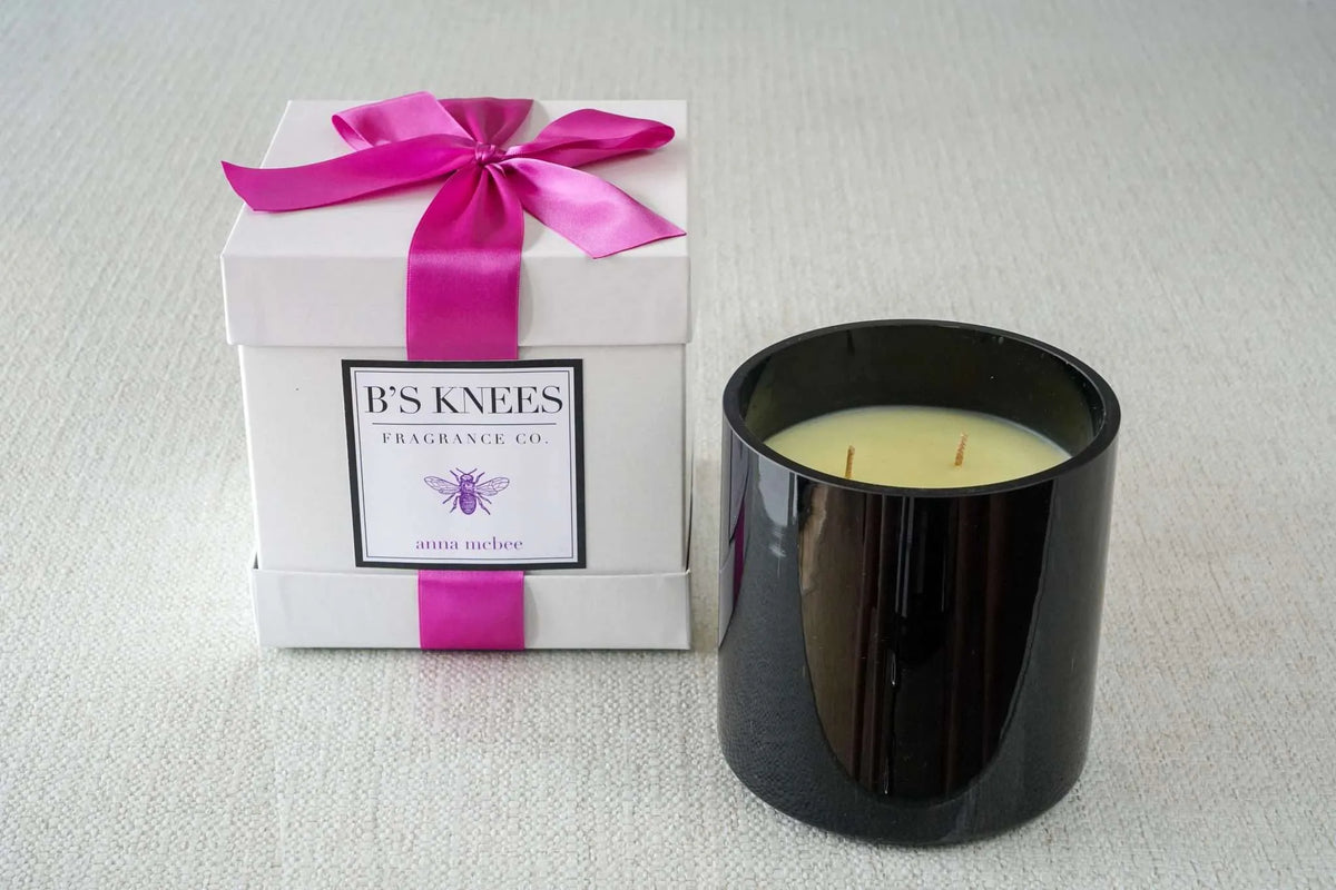 Black 3-Wick Candles — B's Knees Fragrance Co.