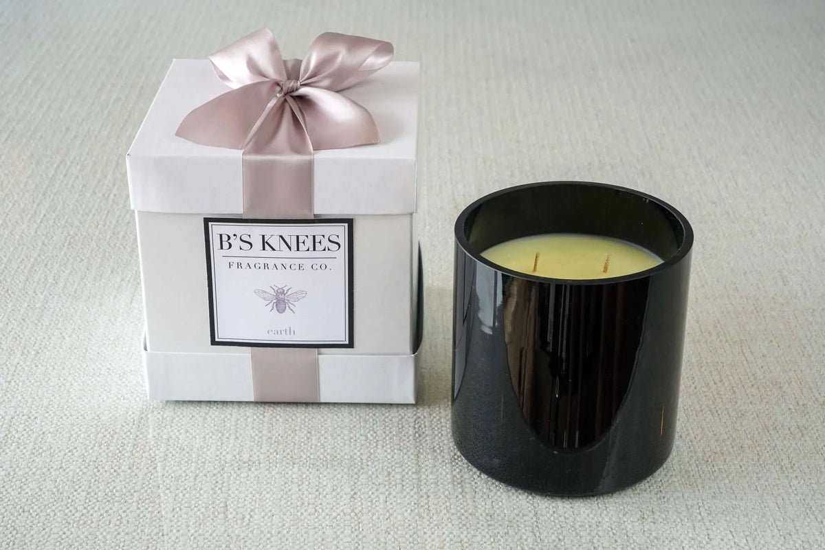 Black 3-Wick Candles — B's Knees Fragrance Co.