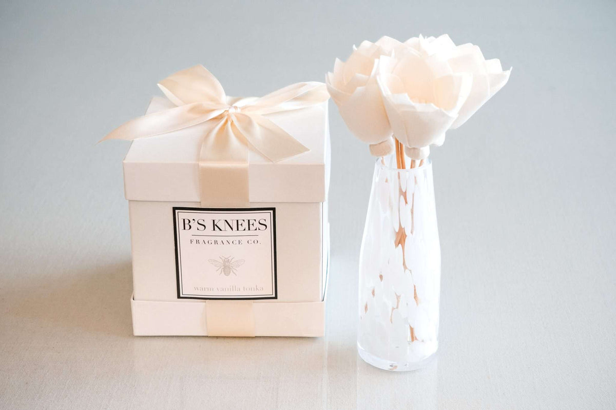 White Confetti Diffusers — B's Knees Fragrance Co.