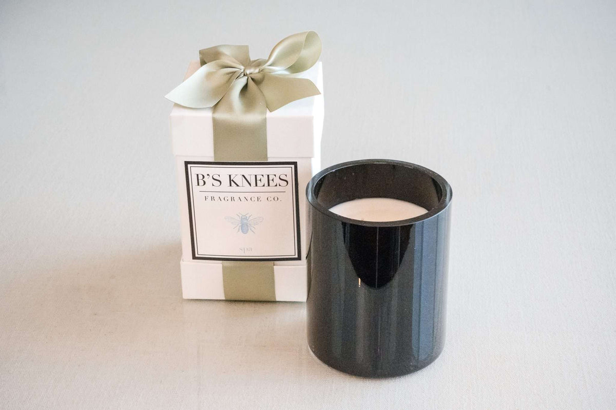 Black 2-Wick Candles — B's Knees Fragrance Co.