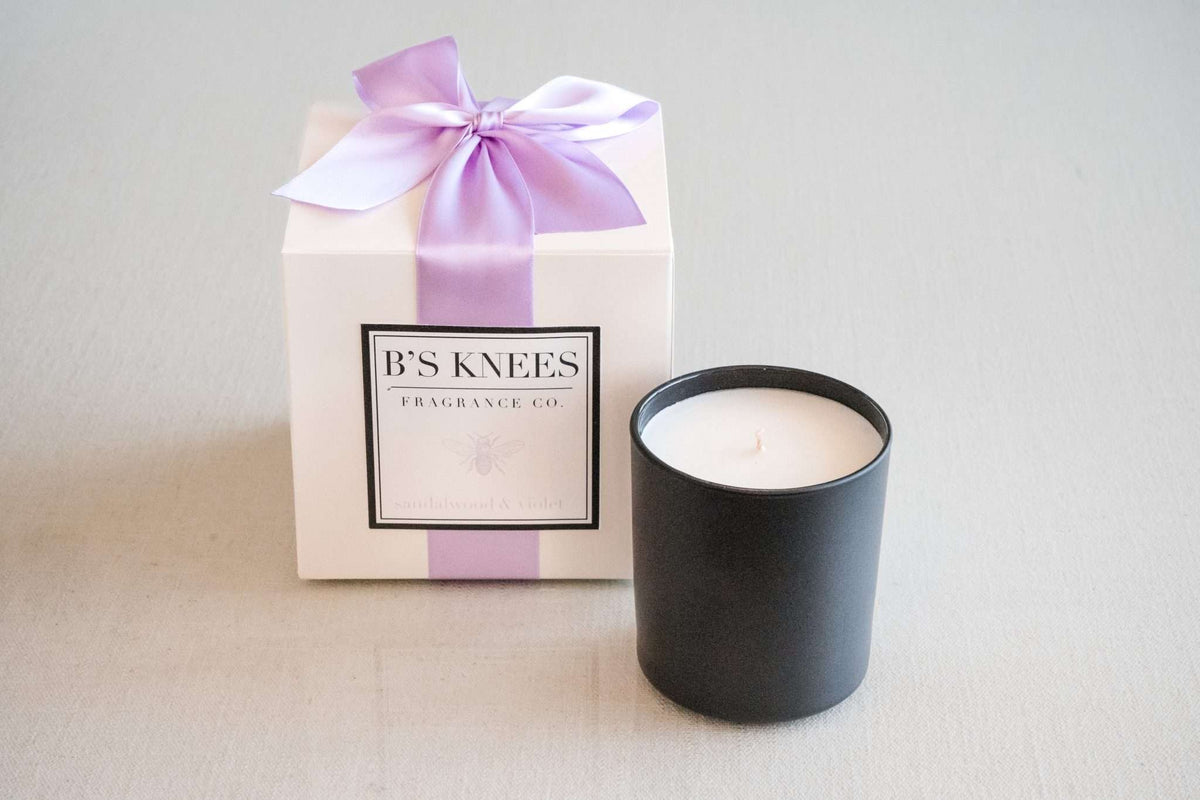 Black 1-Wick Candles — B's Knees Fragrance Co.