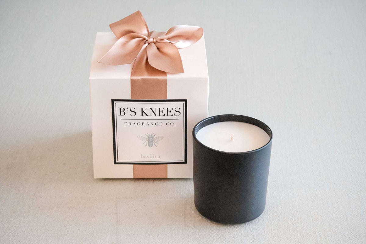 Black 1-Wick Candles — B's Knees Fragrance Co.